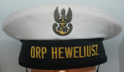 Czapka garnizonowa marynarska - ORP Heweliusz