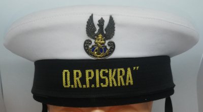 Czapka garnizonowa marynarska - ORP Iskra