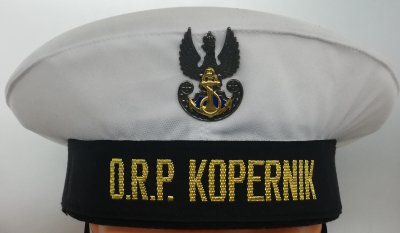 Czapka garnizonowa marynarska - ORP Kopernik