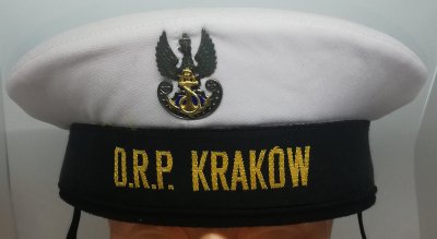 Czapka garnizonowa marynarska - ORP Kraków