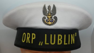 Czapka garnizonowa marynarska - ORP Lublin