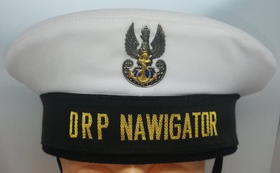 Czapka garnizonowa marynarska - ORP Nawigator
