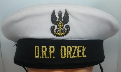 Czapka garnizonowa marynarska - ORP Orzeł