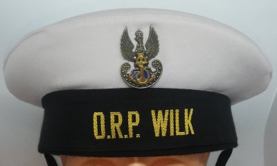 Czapka garnizonowa marynarska - ORP Wilk