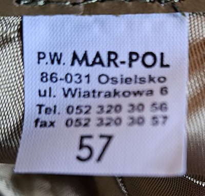 Furażerka wojsk lądowych wz. 412/MON 