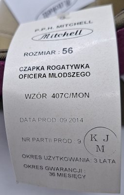 Rogatywka 407C/MON - kapitan kapelan