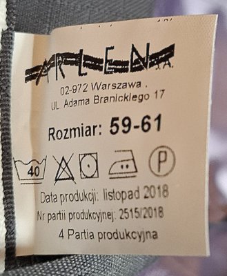 Czapka ubrania technika lotniczego 605A/MON