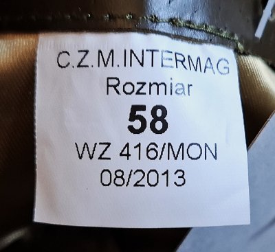 Furażerka polowa sił powietrznych 416/MON 