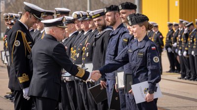 Czapka garnizonowa marynarska - Marynarka Wojenna