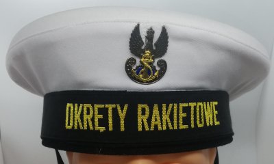 Czapka garnizonowa marynarska - Okręty rakietowe