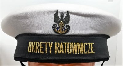 Czapka garnizonowa marynarska - okręty ratownicze