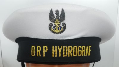 Czapka garnizonowa marynarska - ORP Hydrograf