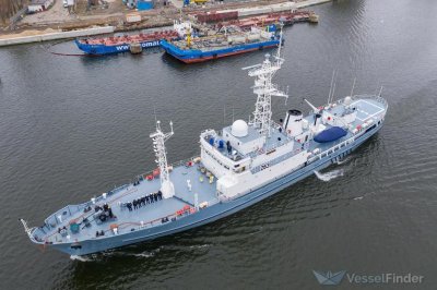 Czapka garnizonowa marynarska - ORP Hydrograf