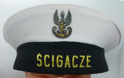Czapka garnizonowa marynarska - ścigacze