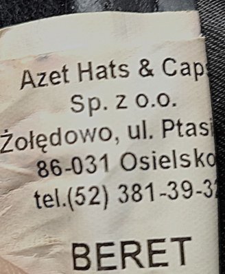 Beret PSP wz. 1997