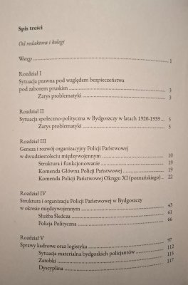 Dzieje Policji Państwowej w Bydgoszczy w okresie 