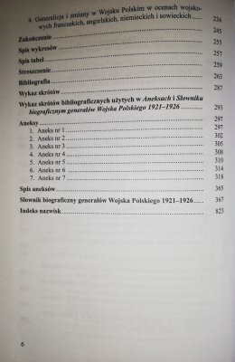 Generalicja Wojska Polskiego 1918-1926