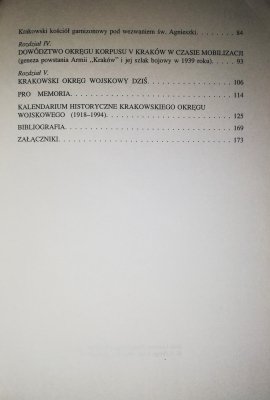Z dziejów Krakowskiego Okręgu Wojskowego