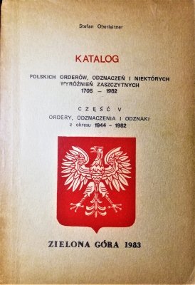 Katalog polskich orderów, odznaczeń i niektóryc