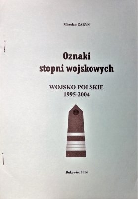 Oznaki stopni wojskowych Wojsko Polskie 1995-2004