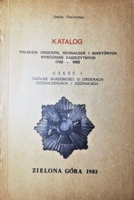 Katalog polskich orderów, odznaczeń i niektóryc