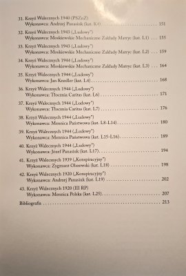 Katalog zbioru falerystycznego Krzyży Walecznych