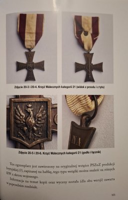 Katalog zbioru falerystycznego Krzyży Walecznych