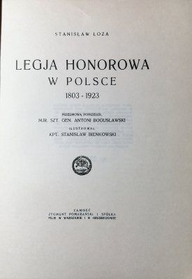 Legja Honorowa w Polsce 1803-1923