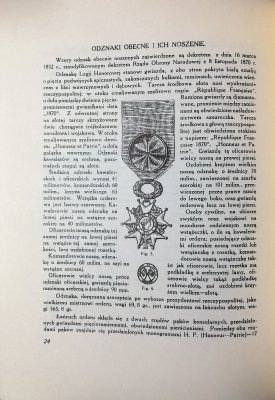 Legja Honorowa w Polsce 1803-1923