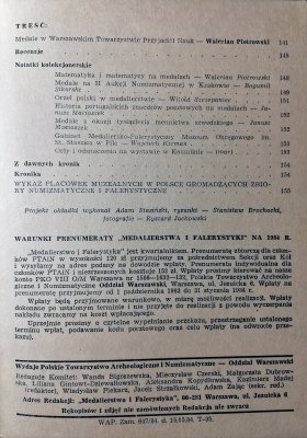 Medalierstwo i falerystyka nr 8