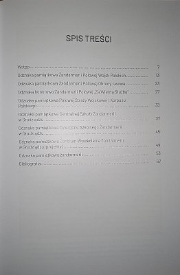 Odznaki pamiątkowe i honorowe żandarmerii WP 191