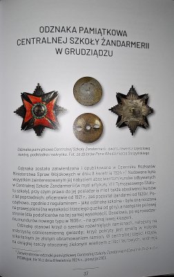Odznaki pamiątkowe i honorowe żandarmerii WP 191