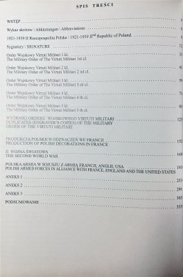 Polskie ordery i odznaczenia vol. V part 1