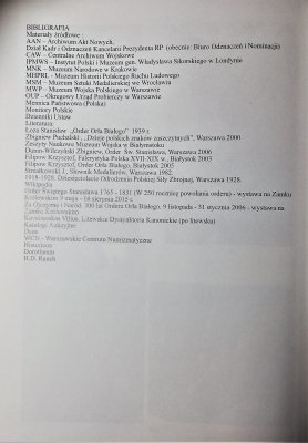Polskie ordery i odznaczenia vol. VI