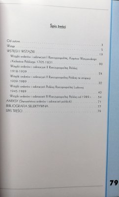 Wstęgi i wstążki polskich orderów, odznaczeń 