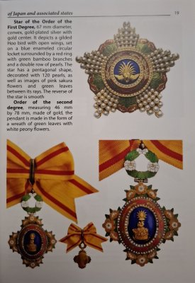 Awards, orders and medals of Japan and associated 