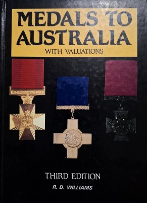 Medals to Australia with valuations