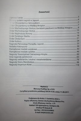 Nagrody Japonii, Mandżukuo i Imperium Korea