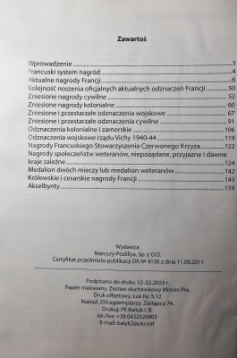 Ordery, odznaczenia i medale Francji