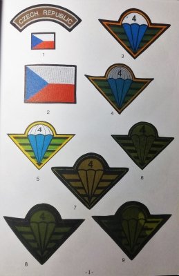 Oznaki rozpoznawcze czeskich jednostek specjalnych
