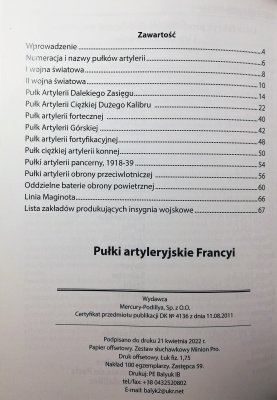 Pułki artyleryjskie Francyi