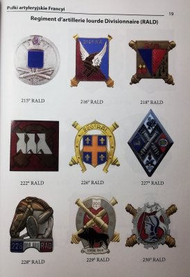 Pułki artyleryjskie Francyi