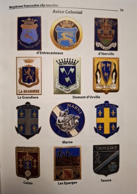 Wojskowe francuskie siły morskie - katalog refere