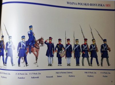 Barwa armii Królestwa Polskiego 1815-1830 oraz w 