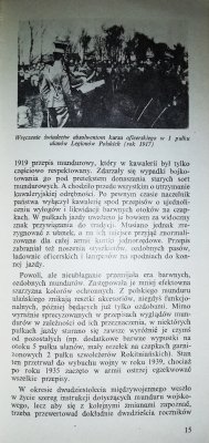 Broń i barwa kawalerii polskiej XX wieku