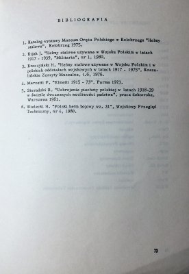 Militaria biblioteczka. Hełmy Wojska Polskiego w 