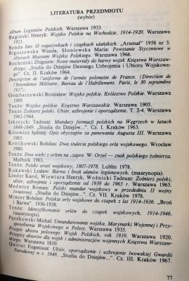 Polska czapka wojskaowa 1785-1985