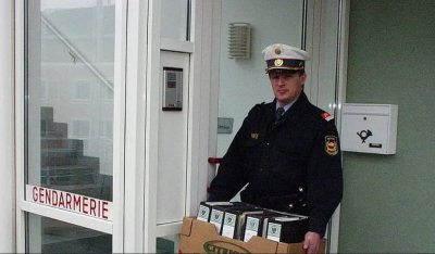 Tellerkappe der Verkehrsdienst Polizei