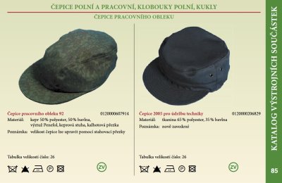Kšiltovka pracovní čepice AČR vz.92