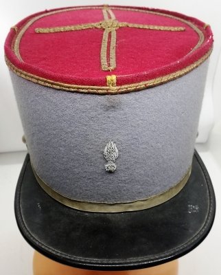 Sous-lieutenant Régiment du Matériel - kepi